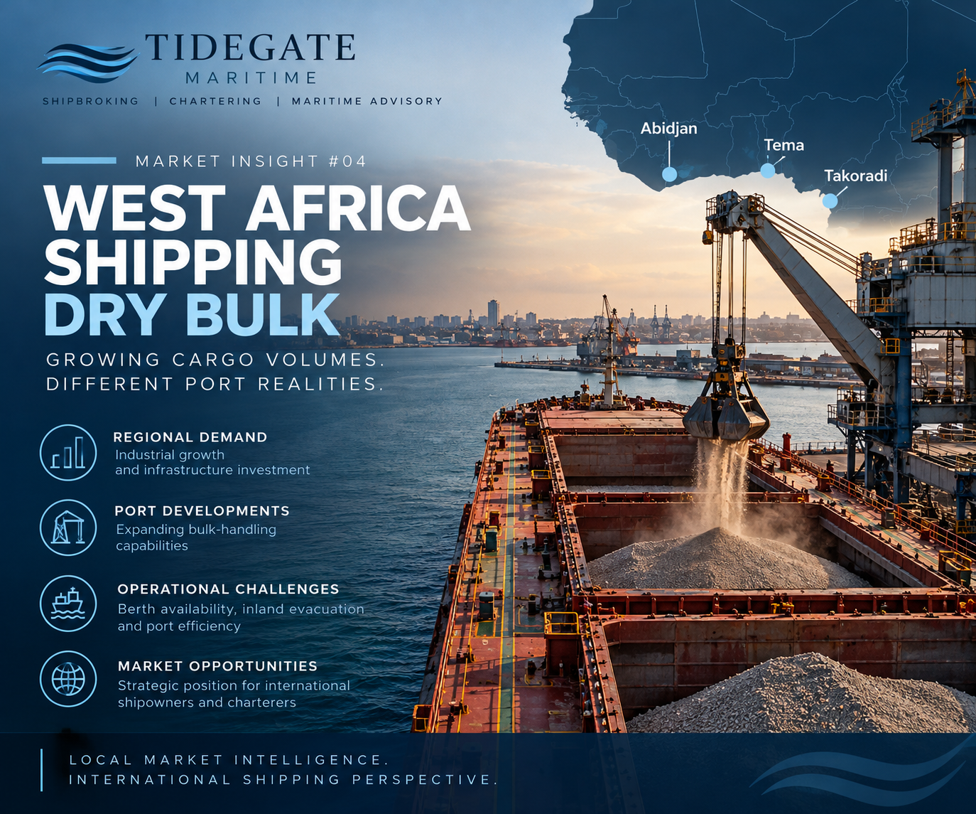West Africa Dry Bulk Market: Growing Cargo Volumes, Different Port Realities